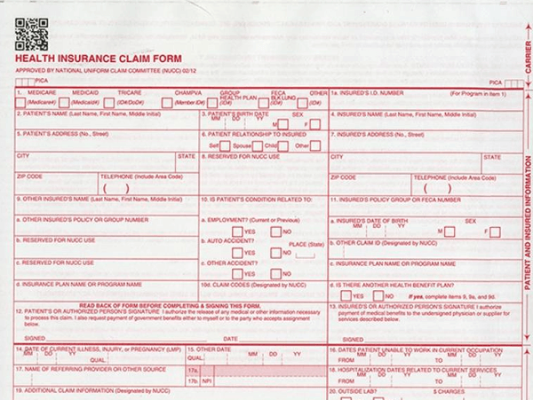Health Insurance Claim Forms 
